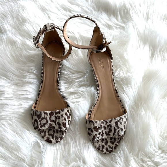 J Crew Lailia Wedge Heel Sandal-EUC - Picture 3 of 11